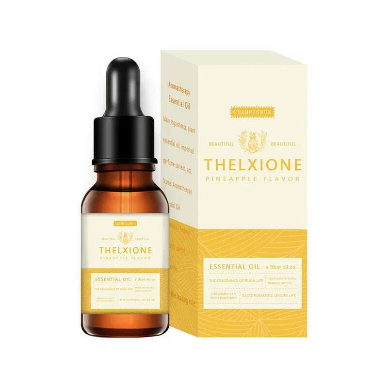 10ML Bergamot Clove Pure Essential Oil Sandalwood Patchouli Green Tea Diffused Aromatic Oil Fruity Cherry Mango Blueberry Aroma - KIMLUD