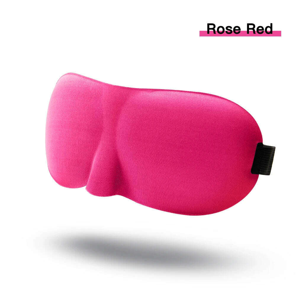 1/3 Pcs Sleep Mask Blindfold Sleeping Aid 3D Soft Memory Foam Eye mask for Sleeping Travel Blockout Light Slaapmasker Eye Cover - KIMLUD