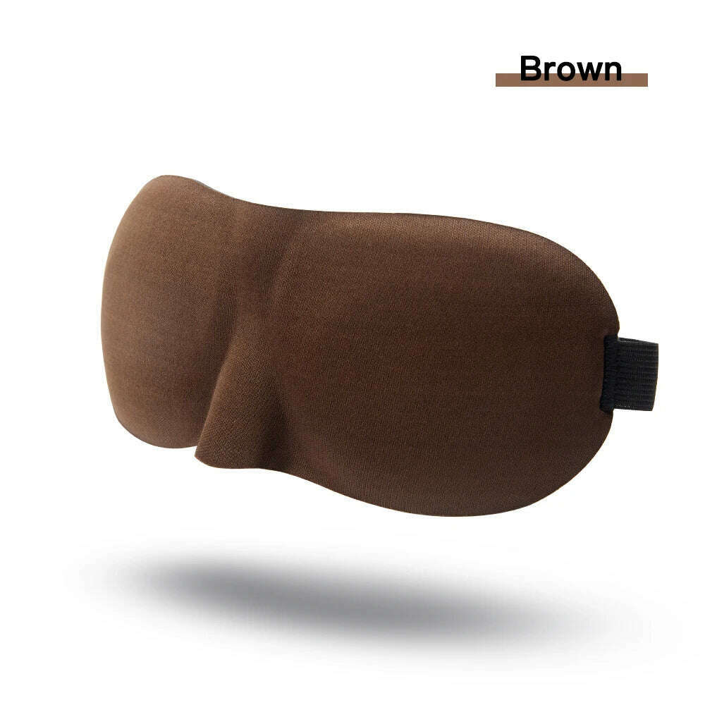 1/3 Pcs Sleep Mask Blindfold Sleeping Aid 3D Soft Memory Foam Eye mask for Sleeping Travel Blockout Light Slaapmasker Eye Cover - KIMLUD