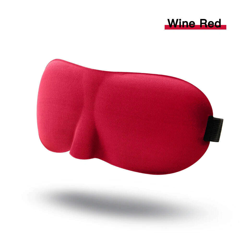 1/3 Pcs Sleep Mask Blindfold Sleeping Aid 3D Soft Memory Foam Eye mask for Sleeping Travel Blockout Light Slaapmasker Eye Cover - KIMLUD
