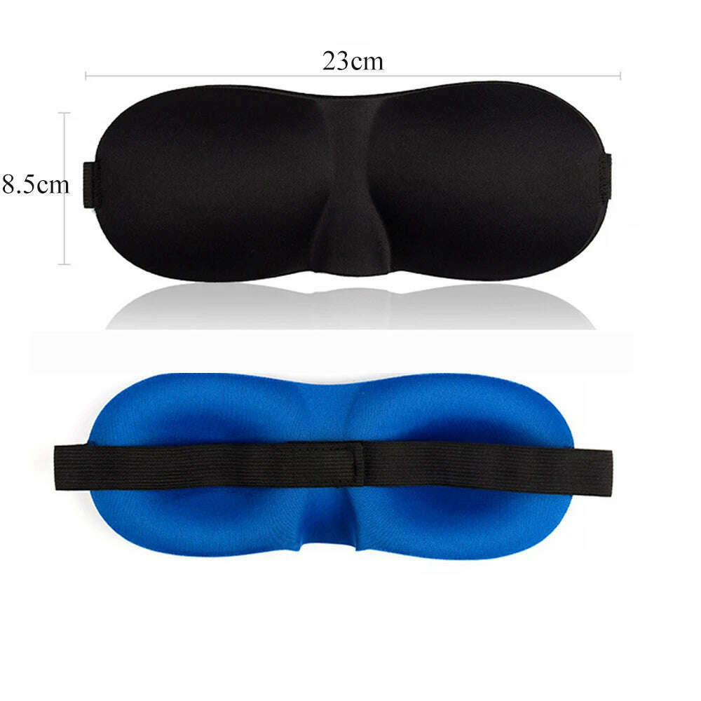 1Pcs 3D Sleep Mask Natural Sleeping Eye Mask Eyeshade Cover Shade Eye Patch Women Men Soft Portable Blindfold Travel Eyepatch - KIMLUD