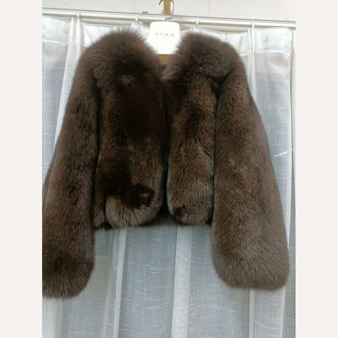 2023 Luxury Lady Winter Full Pelt Real Fox Fur Jacket Thick Warm Natural Fur Coat Women Outerwear Fashion Jacket - KIMLUD