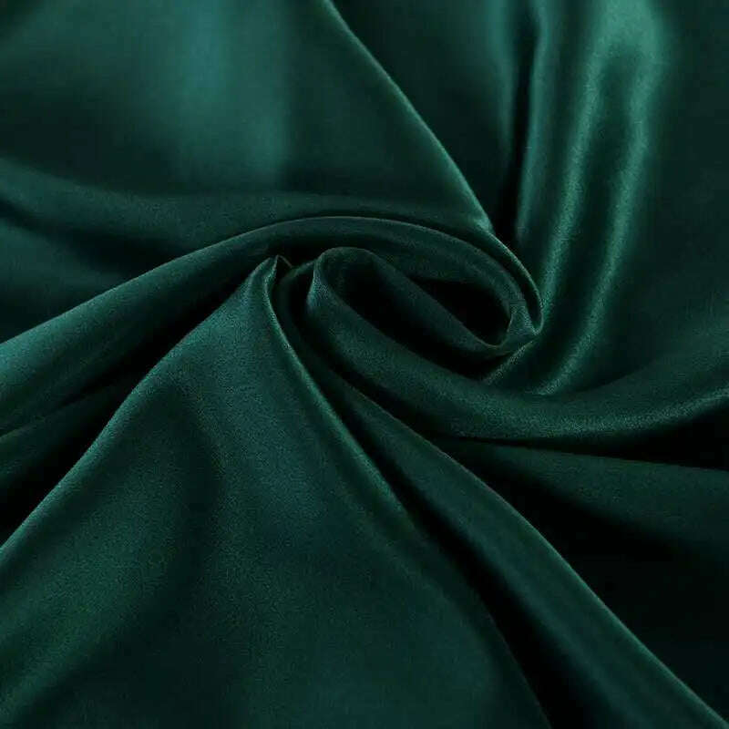 22MM Silk Duvet Cover 1pc 100% Mulberry Silk Seamless Solid Dyed Color Silk Cover Bedding Many Size Customize Size - KIMLUD