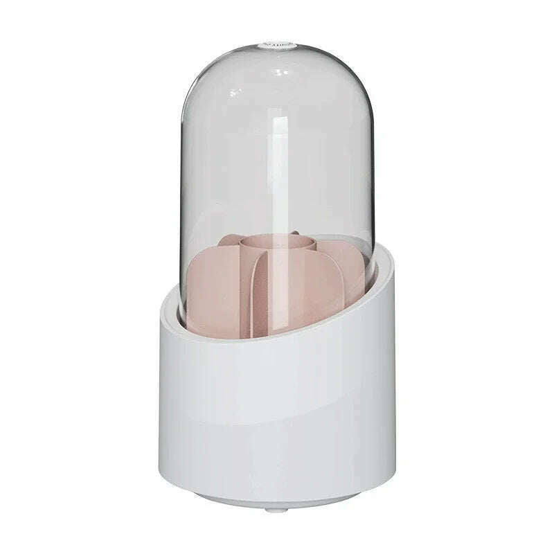 KIMLUD, 360° Rotating Makeup Brush Storage Box Desktop Cosmetic Organizer Lipstick Eyebrow Pencil Eye Shadow Brush Holder Organizer, 1pc 1, KIMLUD APPAREL - Womens Clothes