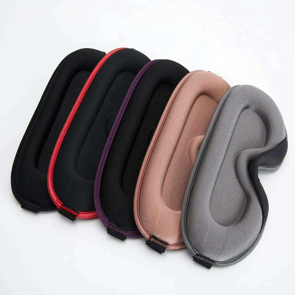 3D Sleep Mask Large Room for Eyeslash Blindfold Eyeshade Sleeping Mask Eye Patche Mask Sleeping Aid Block Out Ligh Slaapmasker - KIMLUD
