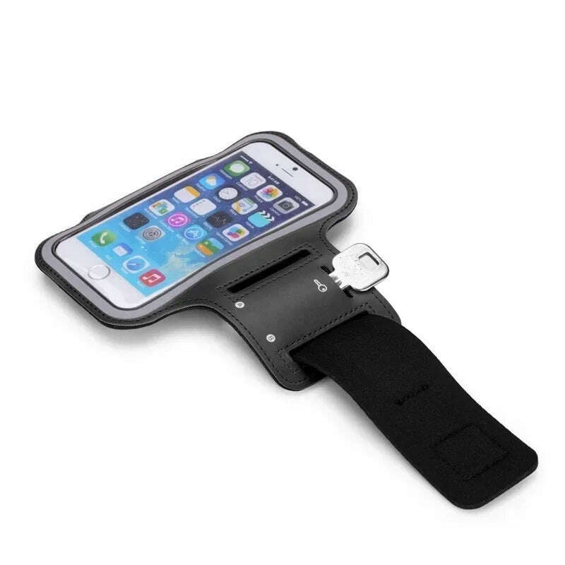 5 Inch Mobile Phone Armband Outdoor Sports Smartphone Holder Gym Running Phone Bag Arm Band Cases for Samsung for IPhone Holder - KIMLUD