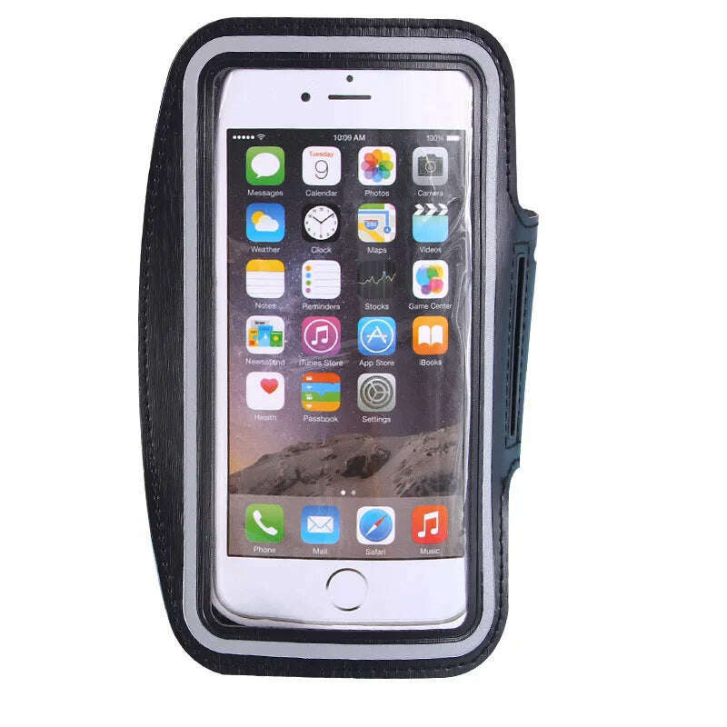 5 Inch Mobile Phone Armband Outdoor Sports Smartphone Holder Gym Running Phone Bag Arm Band Cases for Samsung for IPhone Holder - KIMLUD