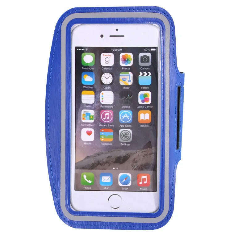 5 Inch Mobile Phone Armband Outdoor Sports Smartphone Holder Gym Running Phone Bag Arm Band Cases for Samsung for IPhone Holder - KIMLUD