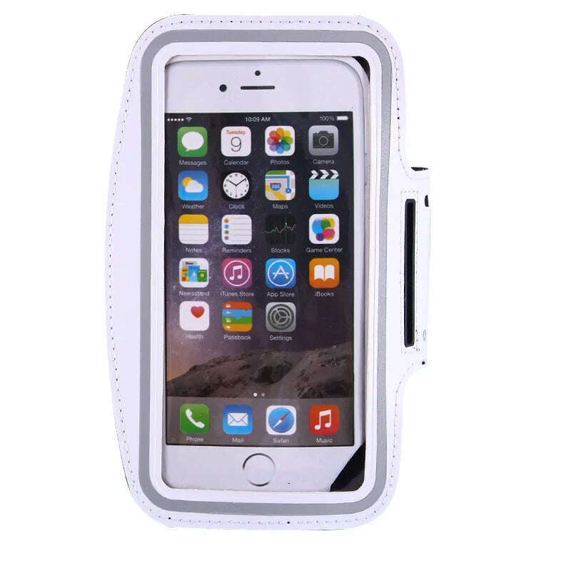 5 Inch Mobile Phone Armband Outdoor Sports Smartphone Holder Gym Running Phone Bag Arm Band Cases for Samsung for IPhone Holder - KIMLUD