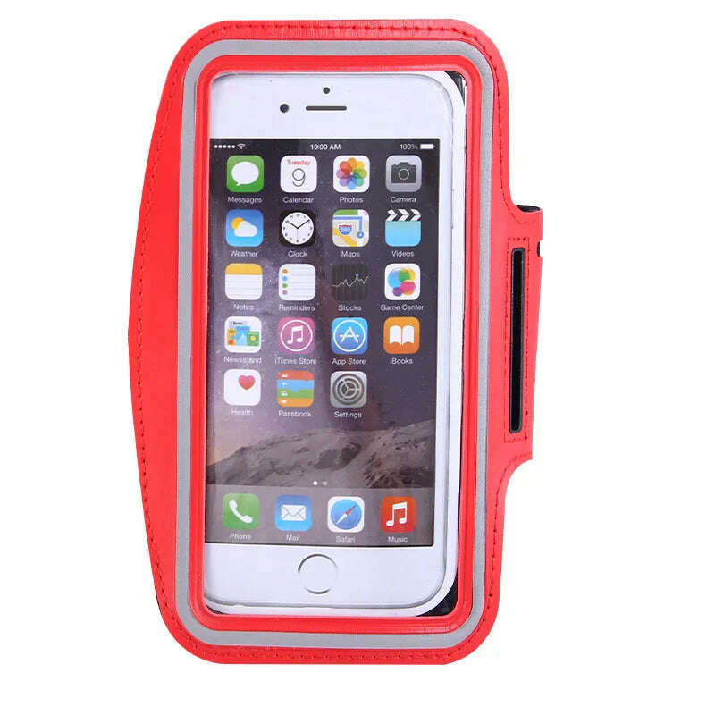 5 Inch Mobile Phone Armband Outdoor Sports Smartphone Holder Gym Running Phone Bag Arm Band Cases for Samsung for IPhone Holder - KIMLUD