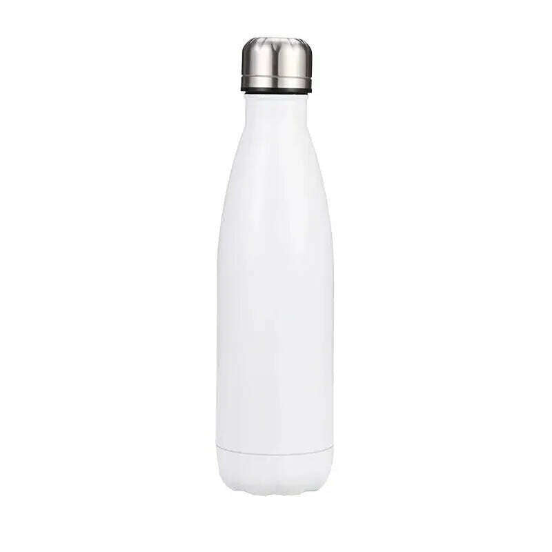 KIMLUD, 500ml/750ml Double-layer Stainless Steel Insulated Cup, Large Capacity Cola Bottle, Sports Water Cup, KIMLUD Womens Clothes
