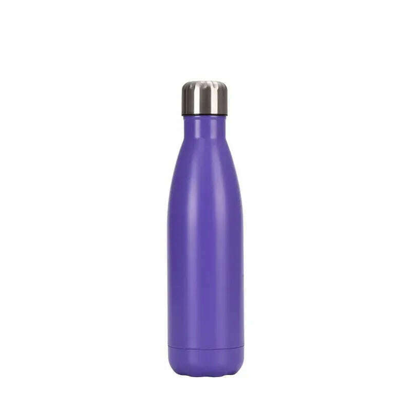 KIMLUD, 500ml/750ml Double-layer Stainless Steel Insulated Cup, Large Capacity Cola Bottle, Sports Water Cup, KIMLUD Womens Clothes