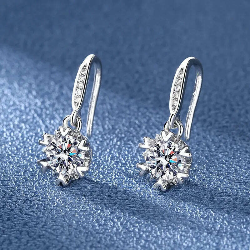 KIMLUD, 925 Sterling Silver Jewelry Women Fashion Cute Tiny Clear Crystal CZ Stud Earrings Gift for Girls Teens Lady Gift, EHH008, KIMLUD APPAREL - Womens Clothes