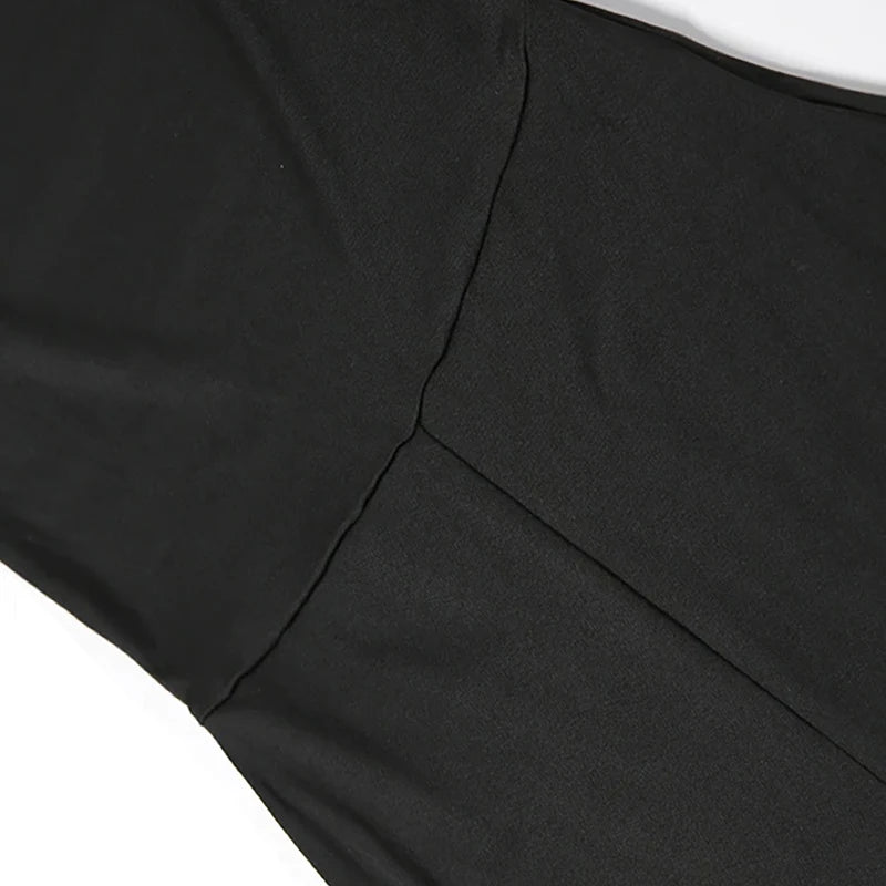 Women's Sexy Backless Jumpsuits Solid Autumn New Long Sleeve Bodycon Black Rompers Fashion Streetwear Casual Slim Female Overall
