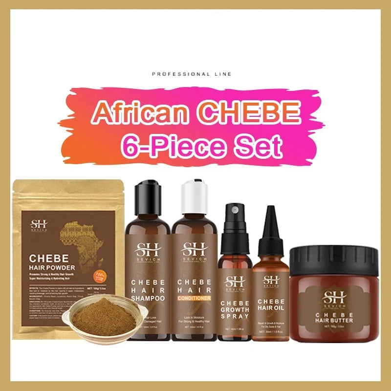 100% Chebe Set Fast Hair Growth Set Chebe Oil Traction Alopecia Anti Break Loss Chebe Powder Africa Chad Hair Loss Treatmen - KIMLUD