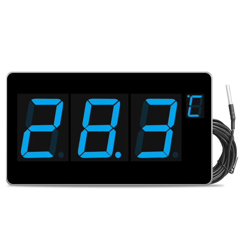 Digital Thermometer Pool and Home For Sauna Room With Temperature Sensor 3m Wire Meter