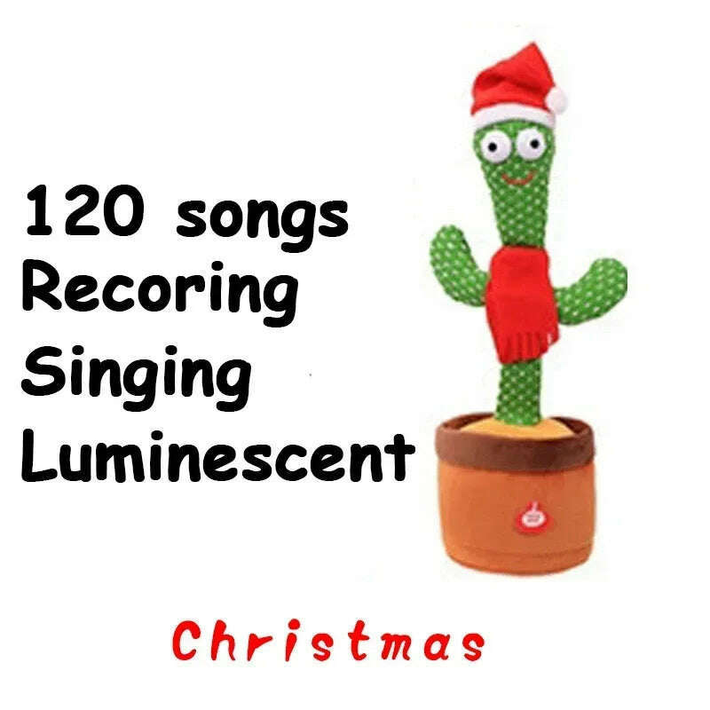 KIMLUD, A Talking Cactus Toy That Can Be Charged, Recorded, and Repeated. Suitable for Spanish, English, and Arabic Voice Changer, Christmas, KIMLUD APPAREL - Womens Clothes