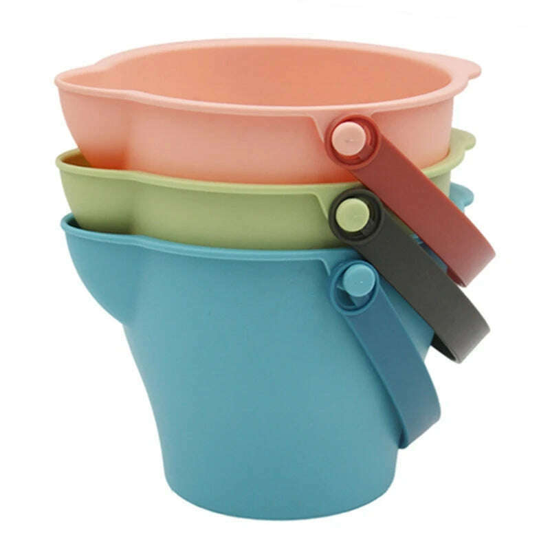 Baby Sand play Toys Beach Castle Mold Bucket Kids Outdoors Sandbox Set Sand Accessories Building Outdoor Kids Sand Toy Summer - KIMLUD