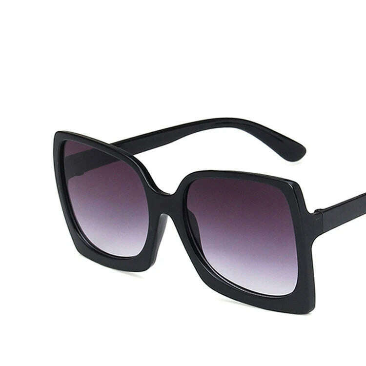 Big Frame Fashion Oversized Sunglasses Women Brand Designer Plastic Female Gradient Sun Glasses gafas de sol mujer UV400 - KIMLUD