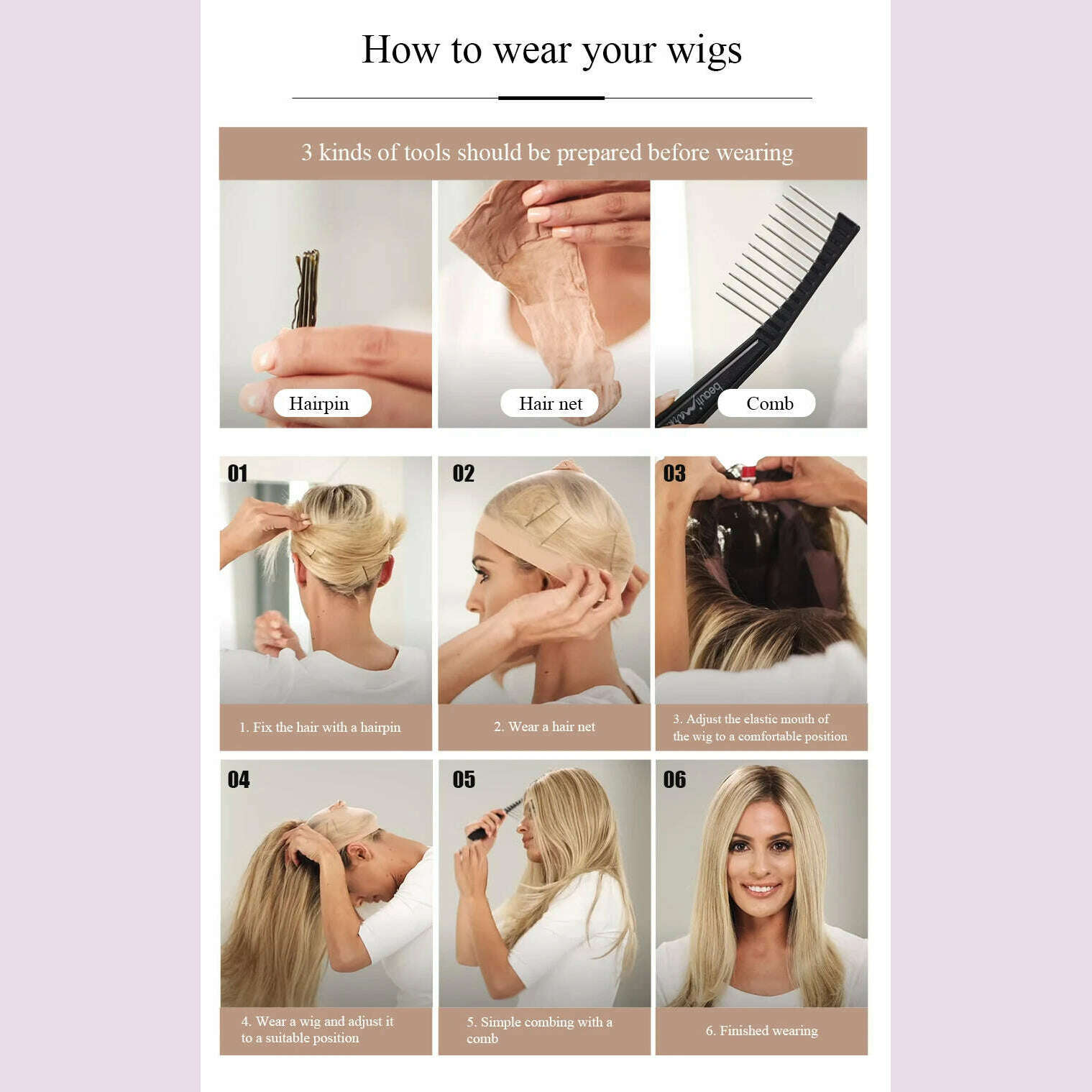 Blonde Golden Synthetic Wigs Long Straight Hair Natural Wig for Women Middle Part Wigs Cosplay Party Heat Resistant Fake Hair - KIMLUD