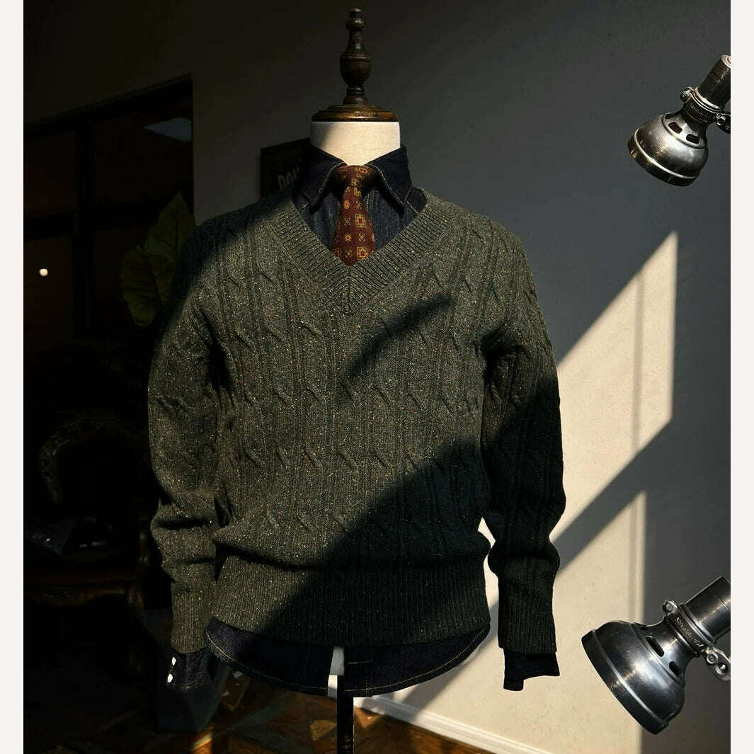 CDS440 Cidu Super Top Quality Heavy Thick 550GSM Jumper Big Flexible 80% Merino Wool Warm Pullover - KIMLUD