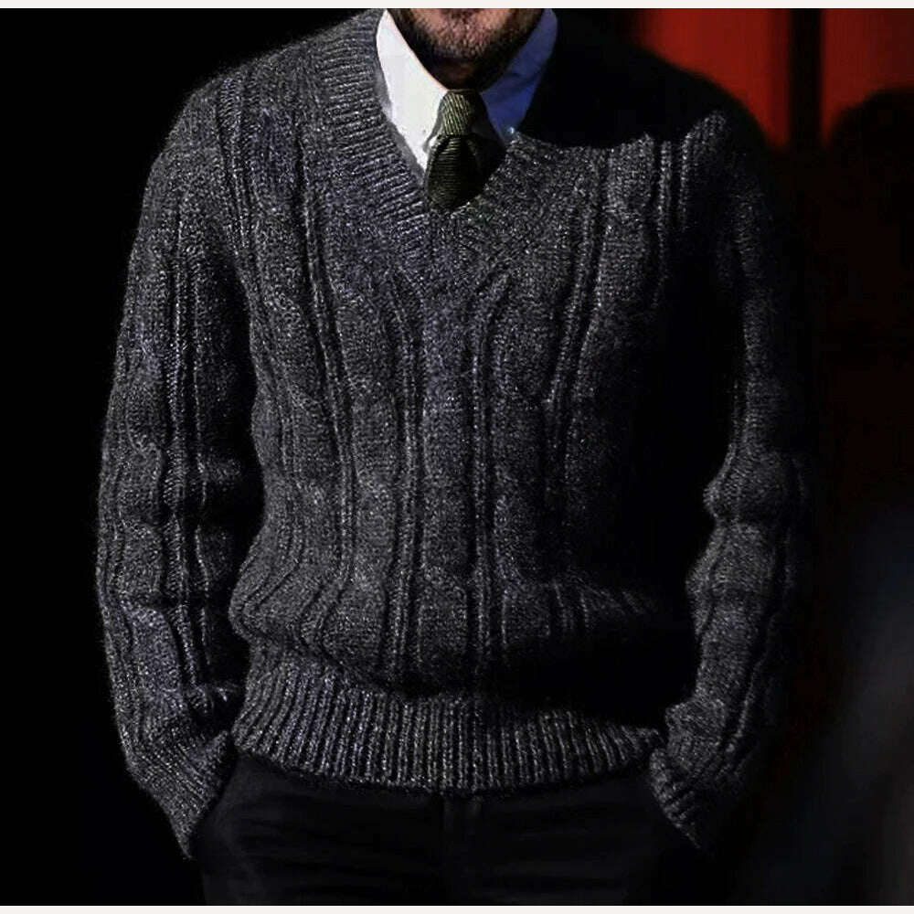 CDS440 Cidu Super Top Quality Heavy Thick 550GSM Jumper Big Flexible 80% Merino Wool Warm Pullover - KIMLUD