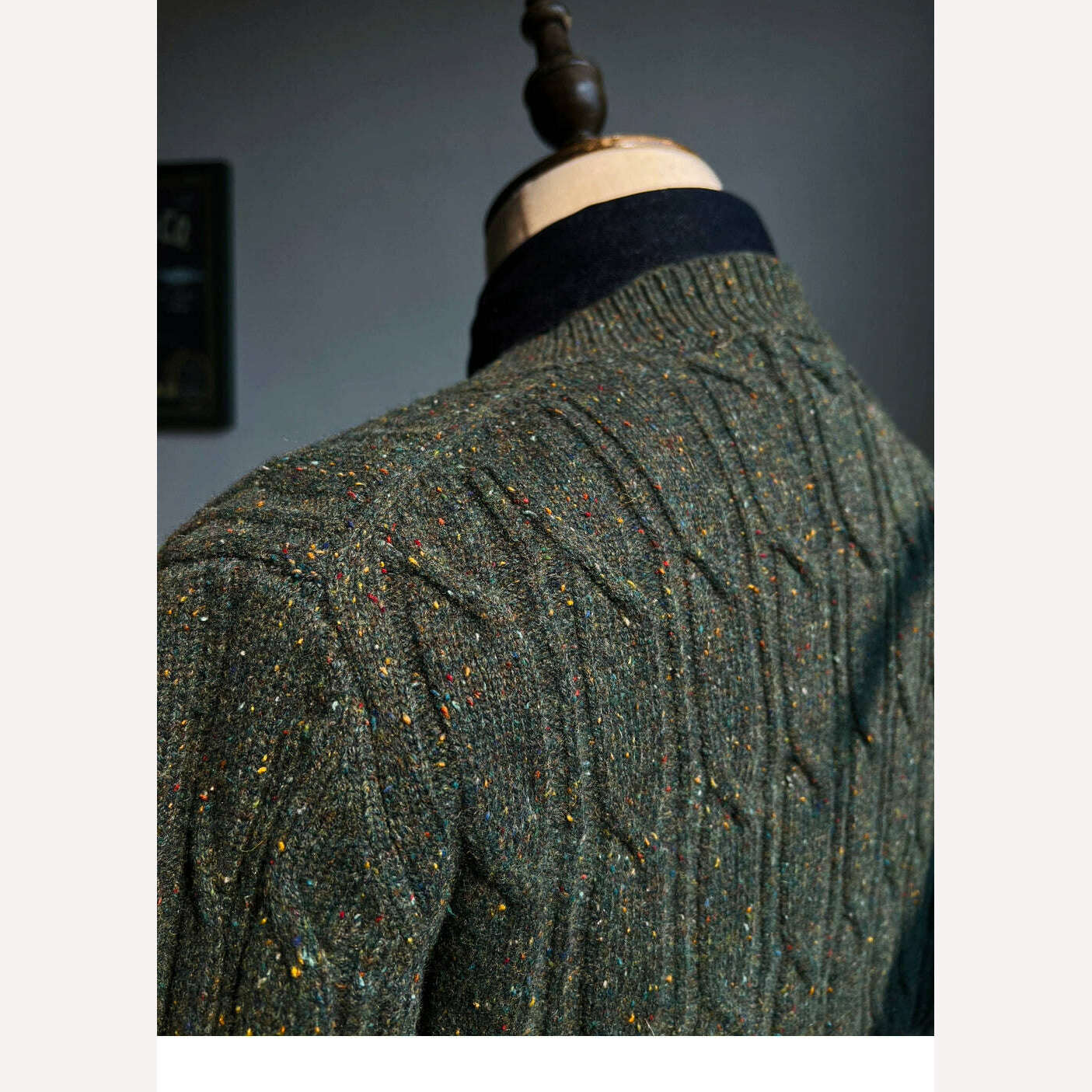 CDS440 Cidu Super Top Quality Heavy Thick 550GSM Jumper Big Flexible 80% Merino Wool Warm Pullover - KIMLUD