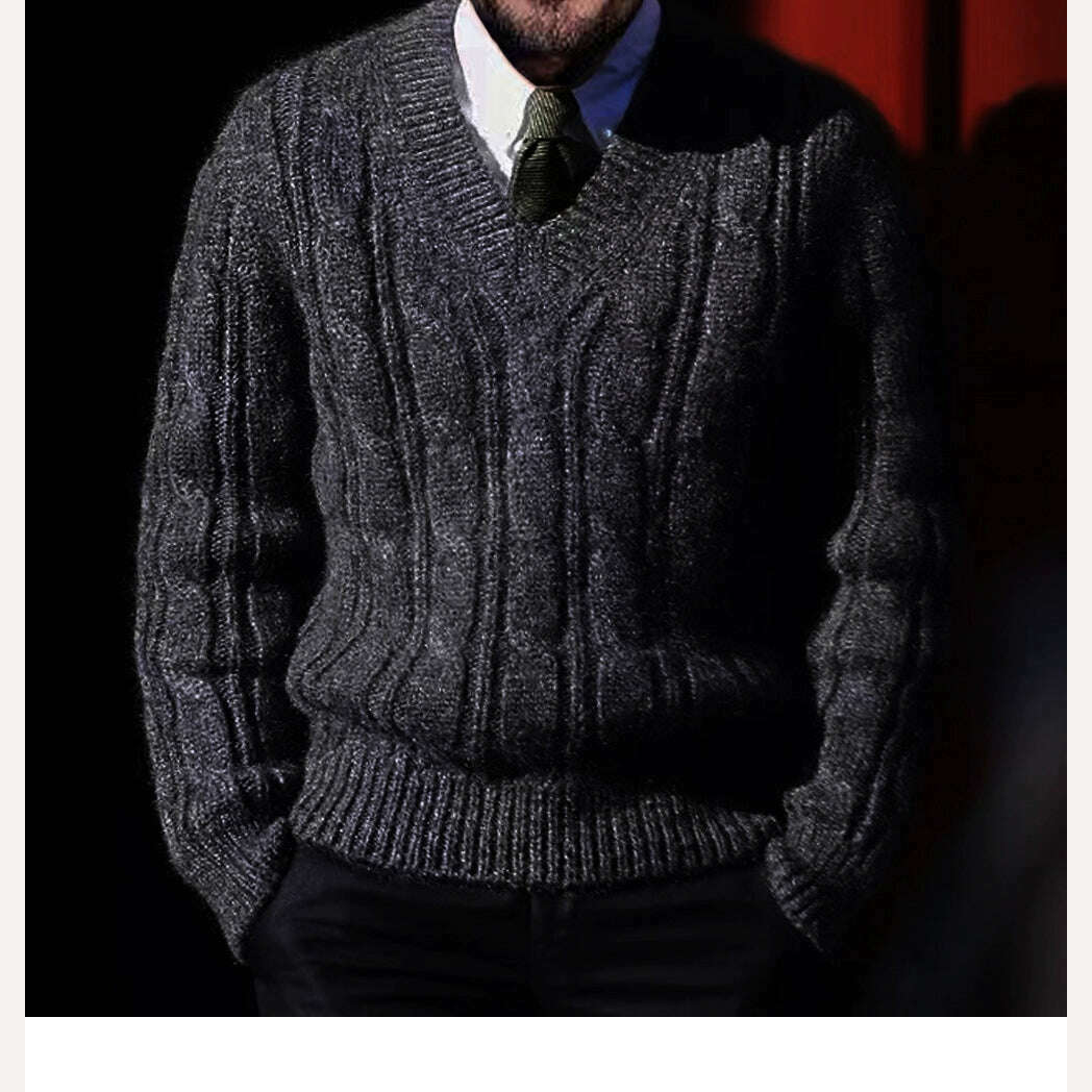 CDS440 Cidu Super Top Quality Heavy Thick 550GSM Jumper Big Flexible 80% Merino Wool Warm Pullover - KIMLUD