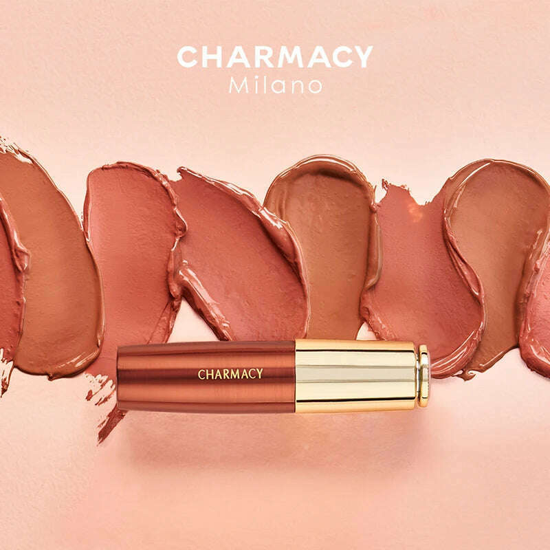 CHARMACY 8 Colors Nude Moisturize Lipstick Luxury Natural High Quality Velvet Lipstick Korean Cosmetic Makeup for Lip Women - KIMLUD
