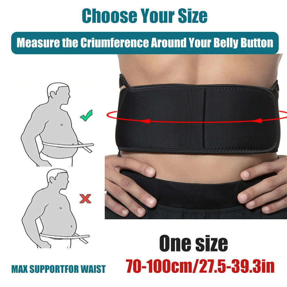 KIMLUD, Copper Compression Gear Premium Fit Back Brace Lower Lumbar Support Belt. Adjustable for Men & Women. Copper Infused Back Wrap, KIMLUD Womens Clothes