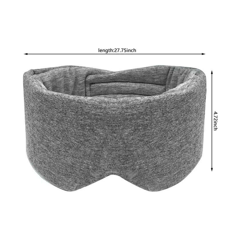 Cotton Silk Sleep Mask Blindfold Eye Cover Eye Patch Women Men Soft Portable Blindfold Travel Eyepatch Sleeping Eye Mask - KIMLUD