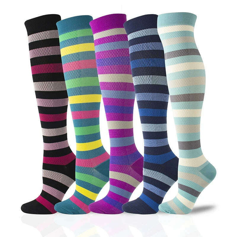 Dropship Compression Stockings Batch Socks Varicose Veins Nurse Socks Football Running Men Women Outdoor Sports Socks Unisex - KIMLUD