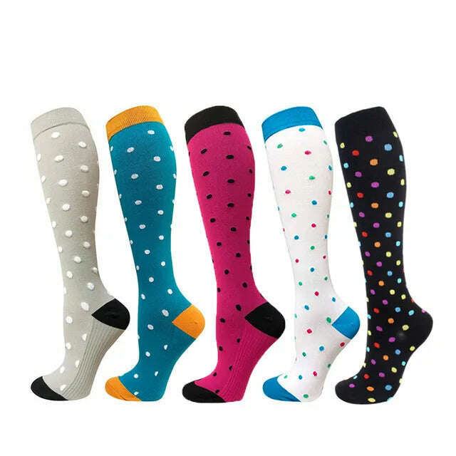 Dropship Compression Stockings Batch Socks Varicose Veins Nurse Socks Football Running Men Women Outdoor Sports Socks Unisex - KIMLUD