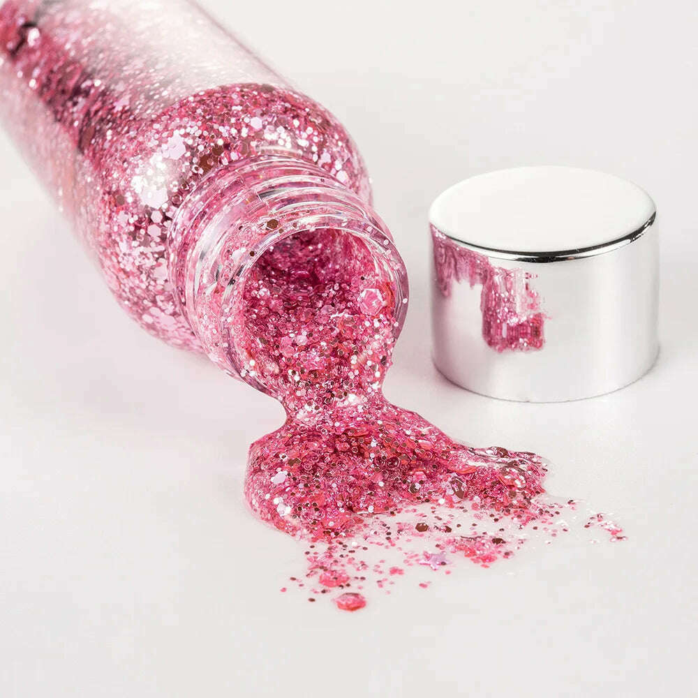 Eye Glitter Nail Hair Body Face Stickers Gel Art Loose Sequins Cream Diamond Jewels Rhinestones Makeup Decoration Party Festival - KIMLUD