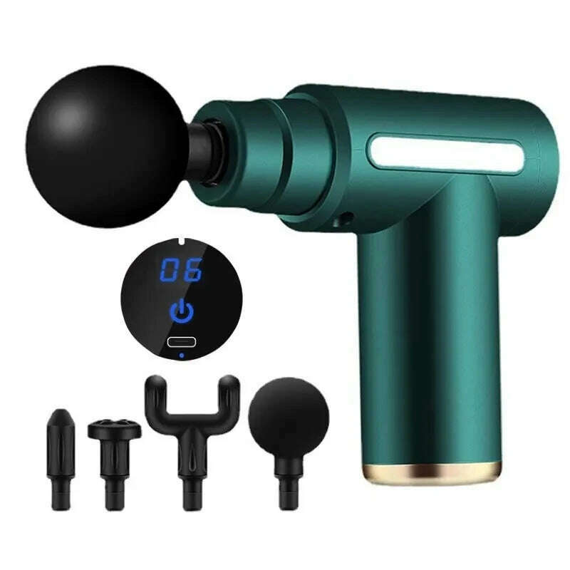 Fascia Gun Muscle Relaxation Massager Electric Vibration Massage Gun Professional Grade Neck Membrane Gun - KIMLUD