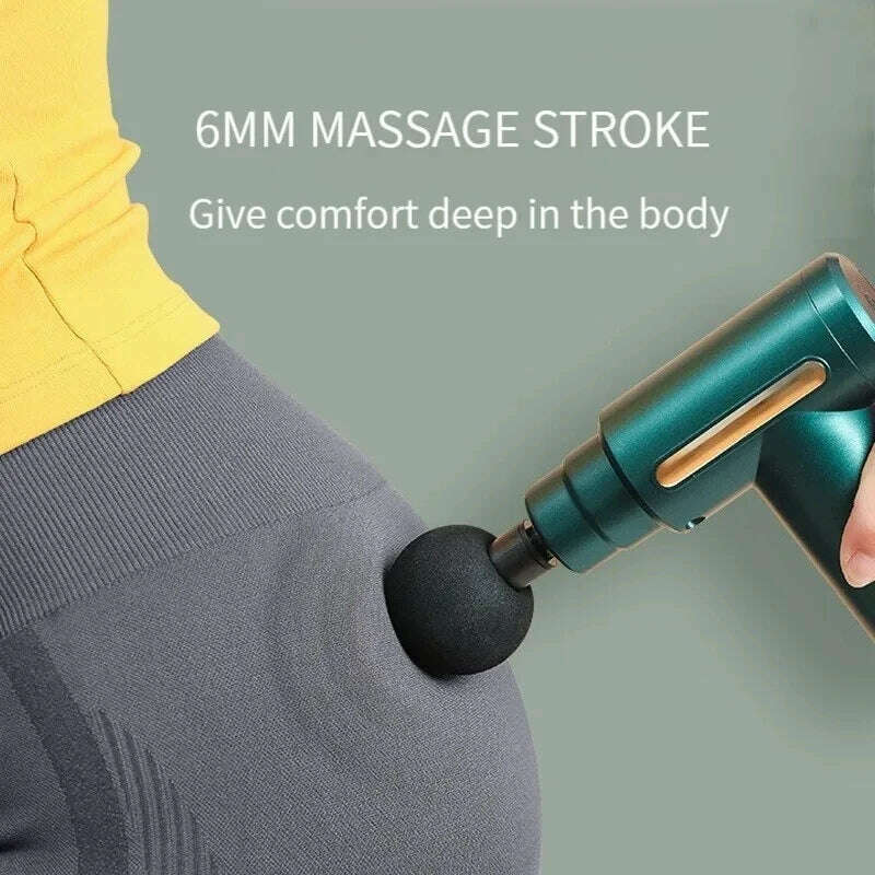 Fascia Gun Muscle Relaxation Massager Electric Vibration Massage Gun Professional Grade Neck Membrane Gun - KIMLUD