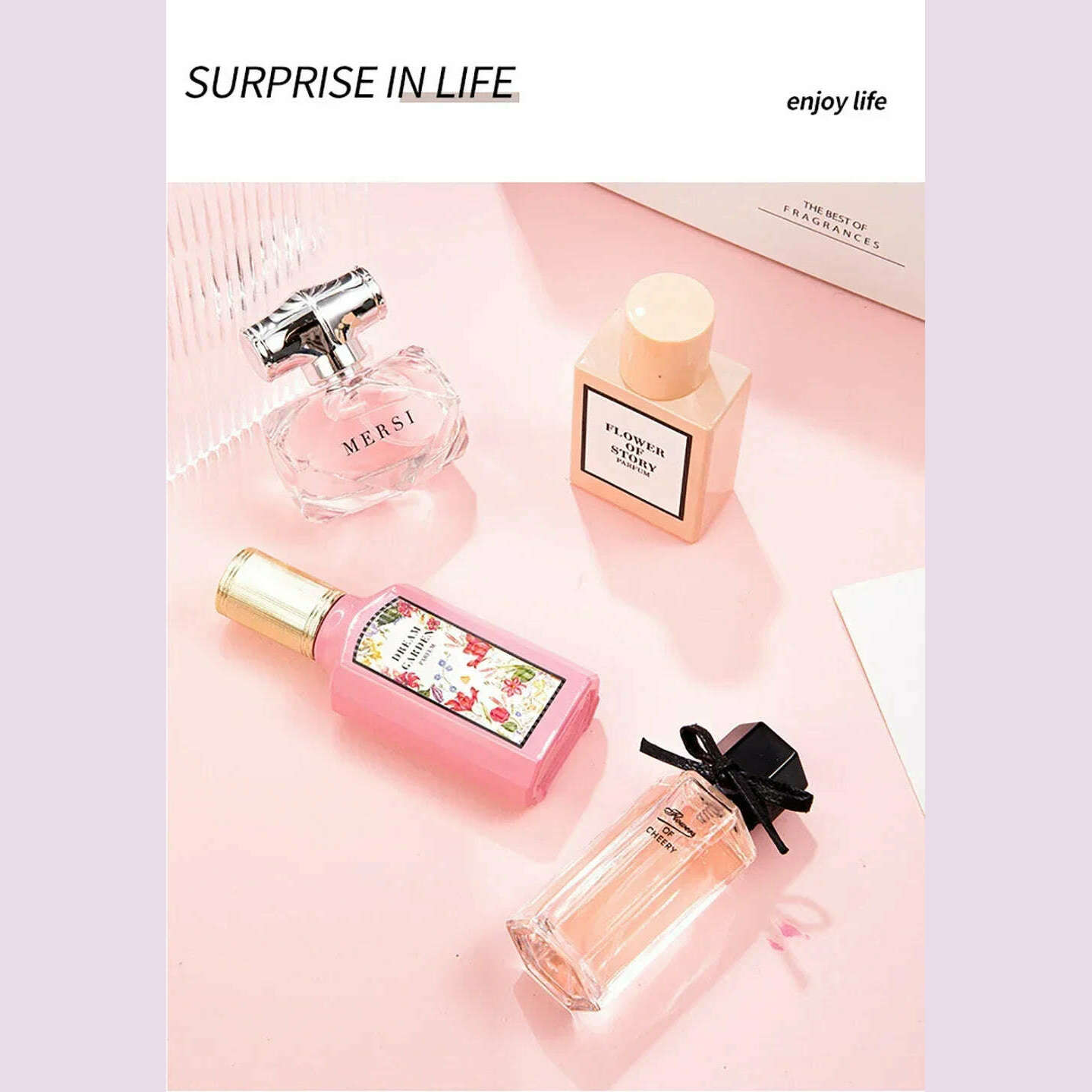 KIMLUD, Floral Scent Gift Box 110ml Four Piece Set Women Духи Fragrance Perfume Balminess Pheromone Eau De Parfum Floral Scent Toilette, KIMLUD Womens Clothes