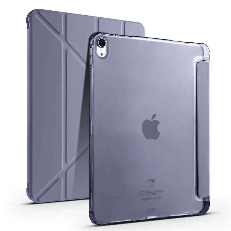 KIMLUD, For iPad Case 10th Generation PU Leather TPU Back Fold Stand Cover For iPad 10 10th Generation 10.9 inch Case with Pen Holder, KIMLUD Womens Clothes