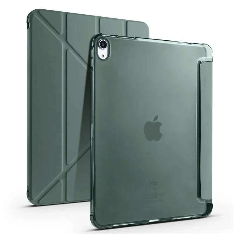 KIMLUD, For iPad Case 10th Generation PU Leather TPU Back Fold Stand Cover For iPad 10 10th Generation 10.9 inch Case with Pen Holder, KIMLUD Womens Clothes