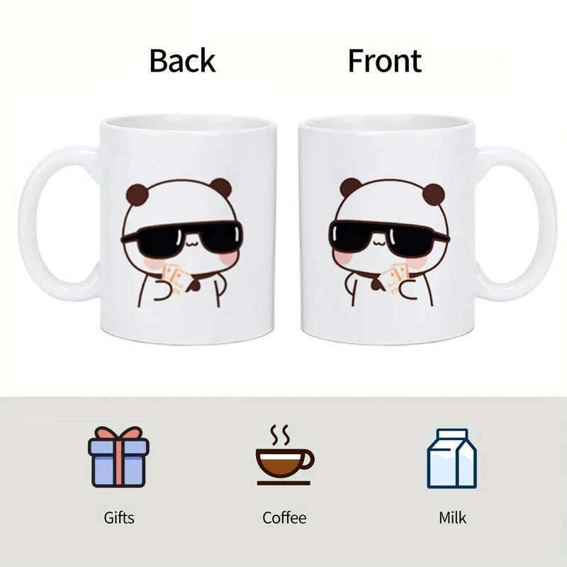 KIMLUD, Game Inspired Man Face Mug Retro Funny Men or Woman Faces Coffee Mug Cute Gamer Birthday Gift Lovers Back To School Mug Decorate, KIMLUD Womens Clothes