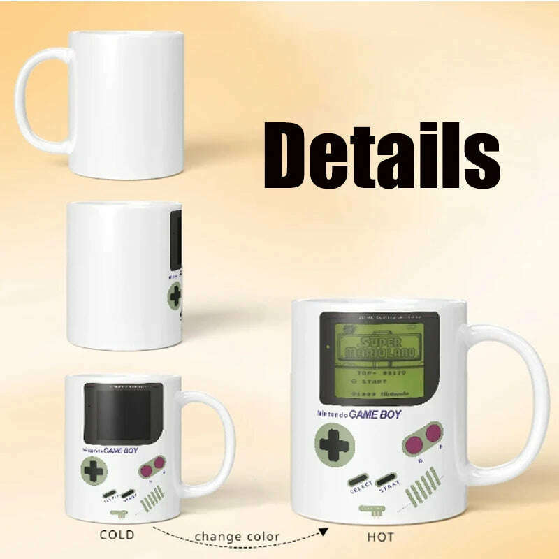 KIMLUD, Game Inspired Man Face Mug Retro Funny Men or Woman Faces Coffee Mug Cute Gamer Birthday Gift Lovers Back To School Mug Decorate, KIMLUD Womens Clothes
