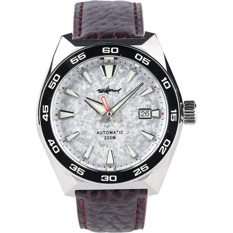 KIMLUD, Heimdallr Monster Diver men Watch Frost Blue Dial Sapphire Crystal NH35 Automatic Mechanical 200m Waterproof Full Luminous Watch, White Dial / CHINA, KIMLUD APPAREL - Womens Clothes