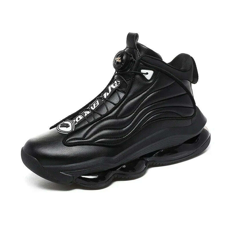 KIMLUD, High-top Men's Basketball Shoes High Quality Sneakers Fashion High Street Sports Shoes Air Cushioning Basketball Training Shoes, KIMLUD Womens Clothes