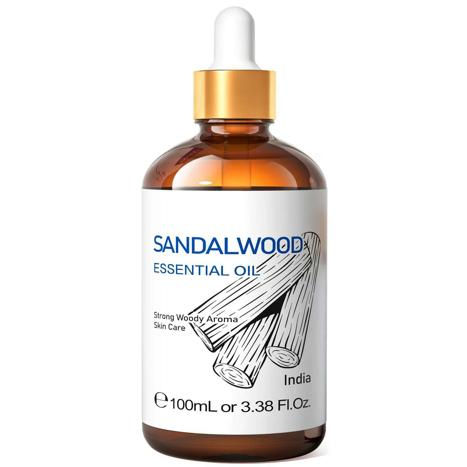 KIMLUD, HIQILI 100ML Eucalyptus Vanilla Frankincense Mint Sandalwood Rose Essential Oils for Diffuser Humidifier Candle Making Massage, Sandalwood / 100ml / CHINA, KIMLUD APPAREL - Womens Clothes