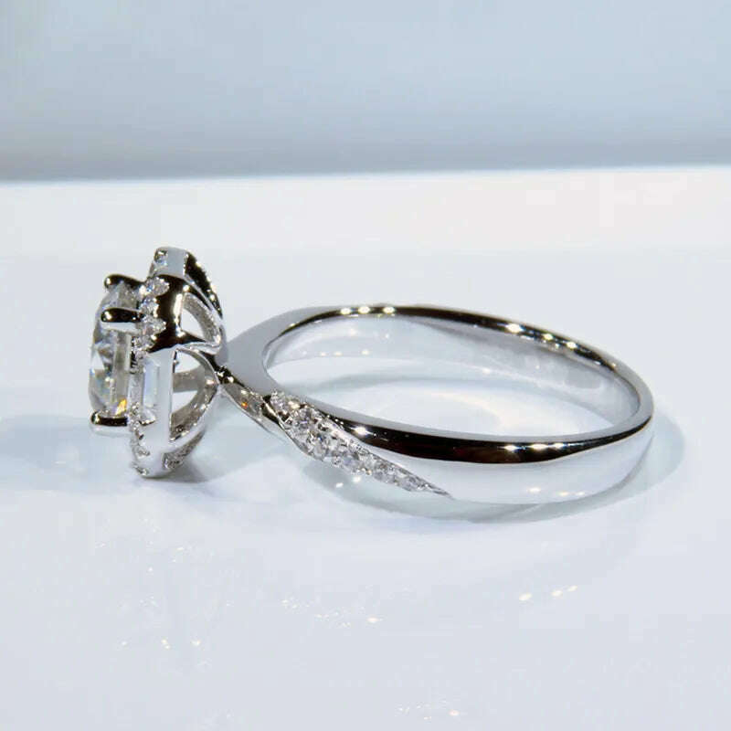 Huitan Modern Design 2022 New Ring for Women Brilliant Cubic Zirconia Creative Wedding Bands Accessories Female Fashion Jewelry - KIMLUD