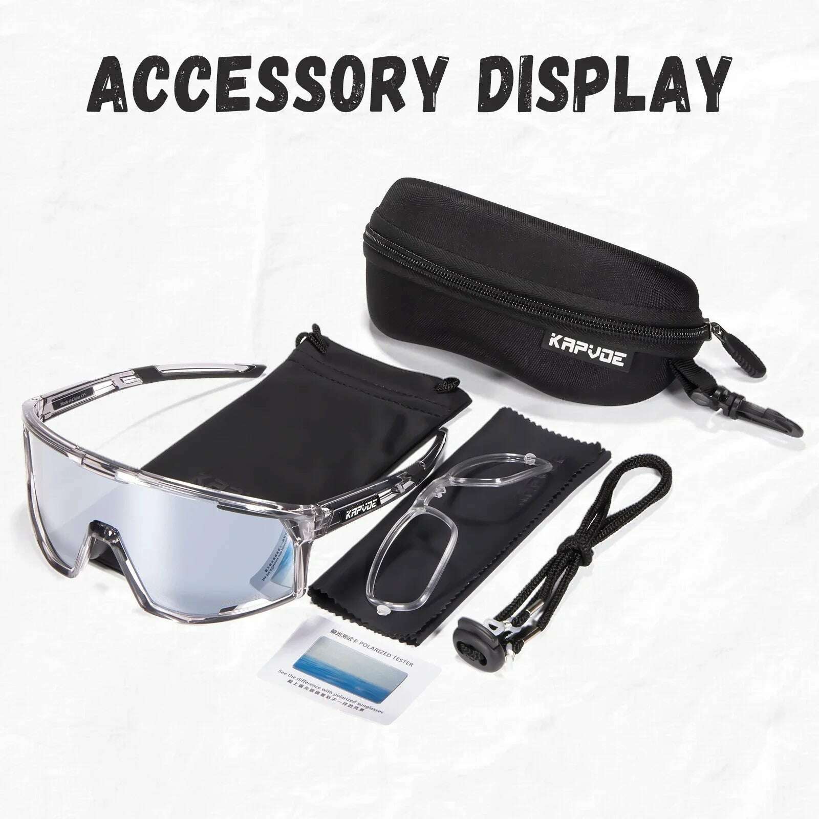 KIMLUD, KAPVOE New Men Color Polarized Outdoor Sports Cycling Glasses MTB Goggles Women Road Bike Eyewear UV400 Bicycle Sunglasses, KIMLUD Womens Clothes