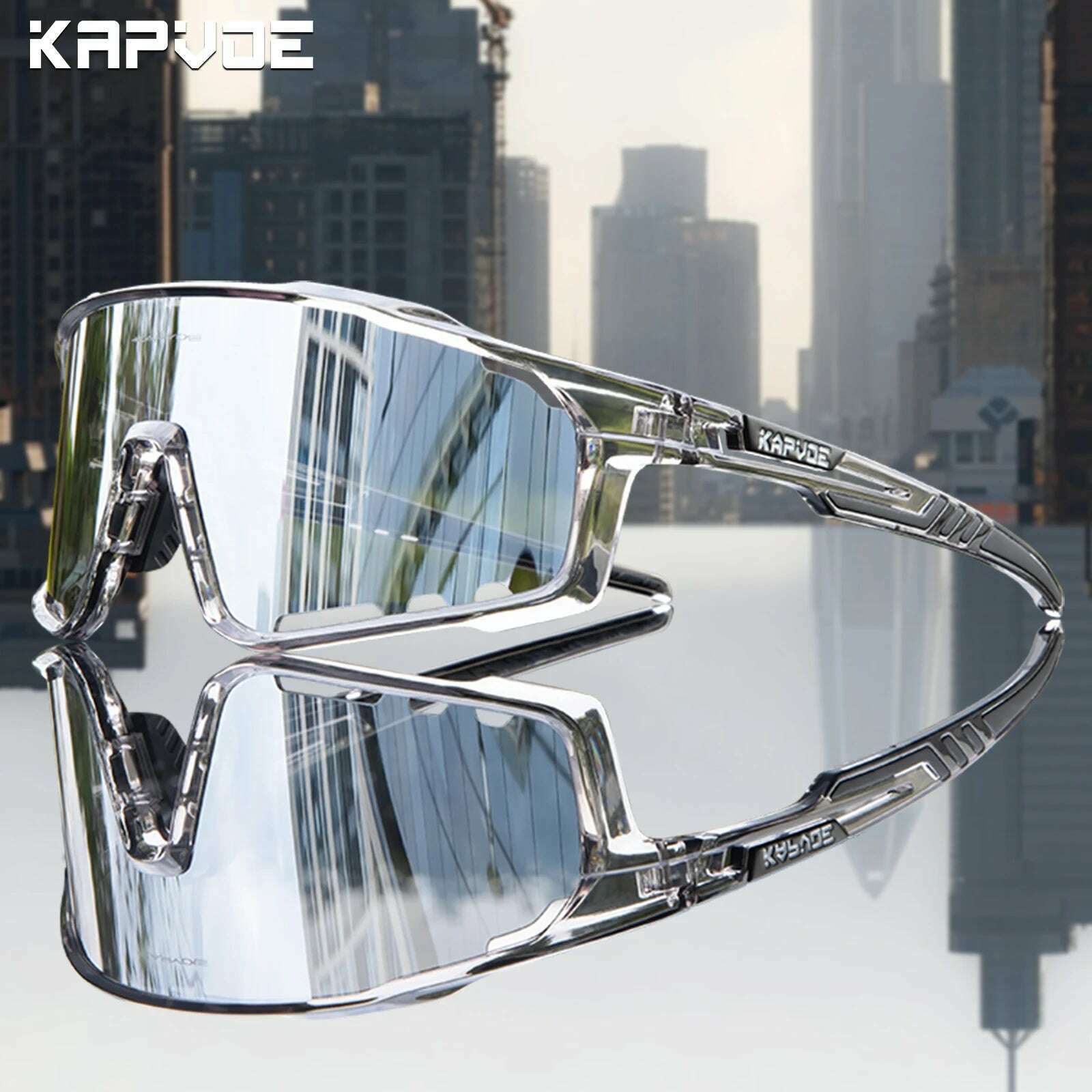 KIMLUD, Kapvoe UV400 Racing Bike Glasses Eyewear MTB Cycling Sunglasses Cycling Glasses Polarized Men's Sunglasses Women Sport Goggles, KIMLUD Womens Clothes