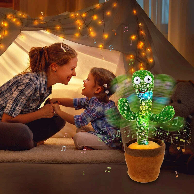 KIMLUD, Kids Dancing Talking Cactus Toys Interactive Talking Sunny Cactus Electronic Plush Toy Home Decoration for Children Xmas Gifts, KIMLUD Womens Clothes