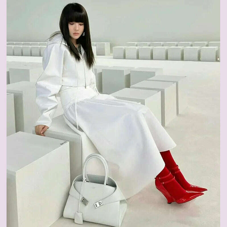KIMLUD, Lady Sexy Slope Heels Woman Ankle Strap Dress Wedding Shoes Party Sandalias De Mujer Luxury Sandals Women Designers, KIMLUD Womens Clothes