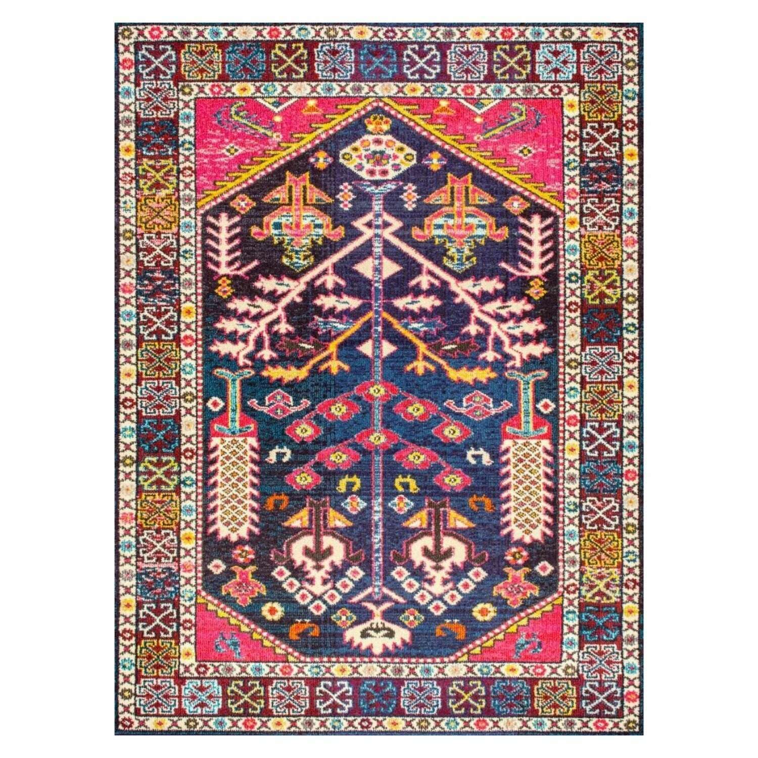 Light Luxury Morocco Bedroom Carpet Persian Style Living Room Rugs American Coffee Table Mat Home Vintage Bedside Entrance Mats - KIMLUD